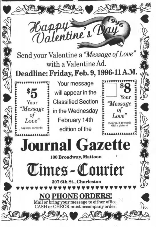 Happy Valentine's Day 1996